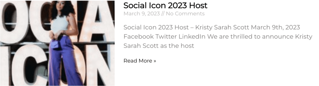 Social Icon Host